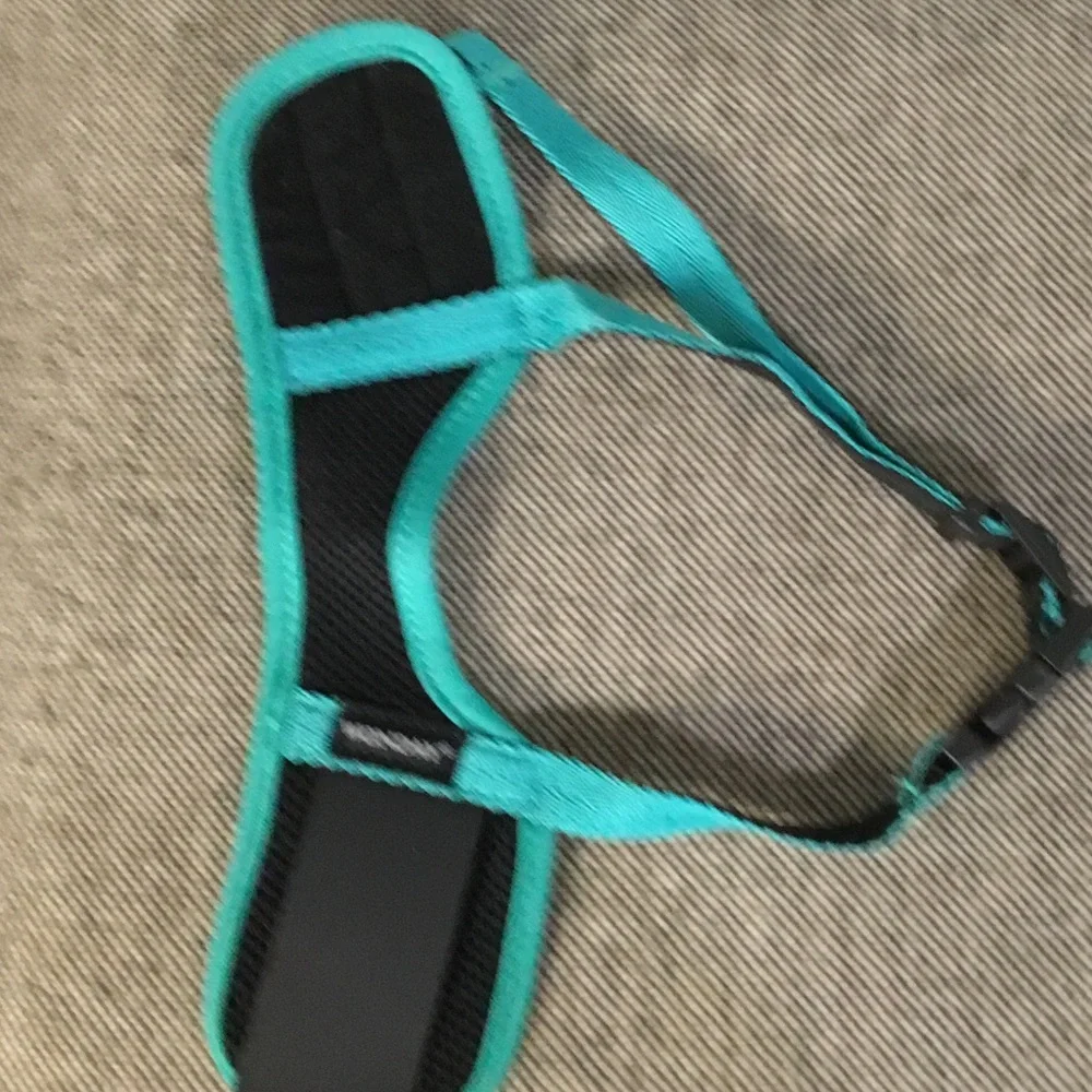 Wonday Teal & Black  Dog Muzzle - Breathable Lightweight Protection, NIB.
